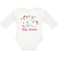 thumbnail image 3 of Inktastic Big Sister Girls Long Sleeve Baby Bodysuit, 3 of 5