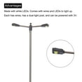 thumbnail image 4 of Unique Bargains Model Railway Lamppost Street Lights White 1/200 Scale 5.5cm 2.17inch 3V 4Pack, 4 of 5