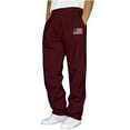 thumbnail image 1 of Ceisia Men's Relaxed Straight-Leg Sweatpants | Elastic Waist Athletic Pants with American Flag Print & Side Pockets (Multiple Solid Colors) Gifts, 1 of 3