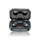 thumbnail image 1 of Auriculares V5.0 compatibles con Bluetooth Auriculares intrauditivos inalámbricos impermeables a prueba de sudor Auriculares portátiles 9D con estuche de carga Negro 1 par Inevent EL005378-01B, 1 of 7