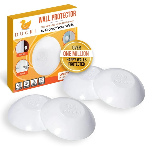 Juego de 4 protectores de pared Ducki White