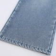 thumbnail image 7 of Cowsor Girls Baggy Jeans Distressed Denim Pants Elastic Waist Wide Leg Jeans for Girls Kids Loose, 7 of 7