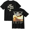 thumbnail image 2 of Josiah Queen My Promised Land Tour 2025 Merch Cotton T-Shirt Women Men Casual Crewneck Short Sleeve Tee, 2 of 3