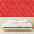 thumbnail image 3 of Ambesonne Floral Design Peel & Stick Wallpaper for Home, Dreamy Rose Scene Art, 13"x72", Dark Coral White, 3 of 5