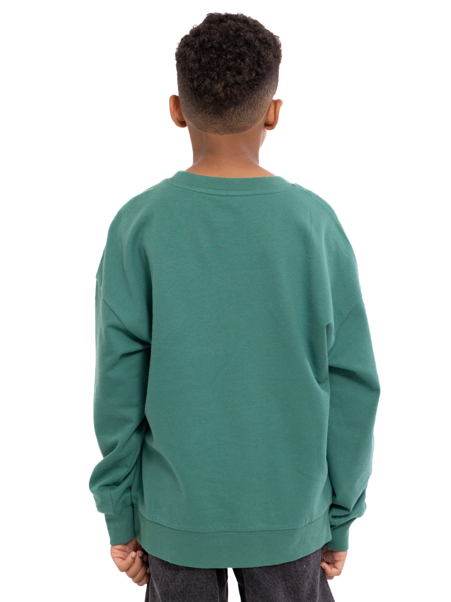 Buddy the Elf Boys Long Sleeve Holiday Graphic Crewneck, Sizes 4-18