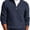 Dark Blue, variant on Olaglory Mens Quarter Zip Pullover Sweaters Casual Slim Fit Long Sleeve Knit Texture Mock Neck Sweaters, Dark Blue