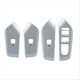 thumbnail image 1 of Car Window Glass Switch Frame Panel Trims for Silver, 1 of 5