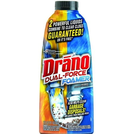New Drano 14768 Foamer Clog Remover, Liquid, Clear, Functional, 17 Ounce Bottle, 1 Each