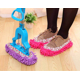 thumbnail image 3 of Mopa Zapatillas Zapatos Cubierta Microfibra Polvo Piso Limpieza Pie Calcetín Lavable Reutilizable Cubrezapatos para Baño Oficina Cocina, Verde Sincero Hogar, 3 of 5