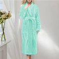 thumbnail image 2 of Tosmy Women's Sleepwear Robes For Women Long Cotton Cloth Robes For Women Plus Size Bathrobe Women's Robes Pajamas For Women, 2 of 4