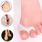 Pinkiou 1 Pair Toe Bunion Corrector Soft Gel Toe Separators Hallux Valgus Toe Straightener Alignment