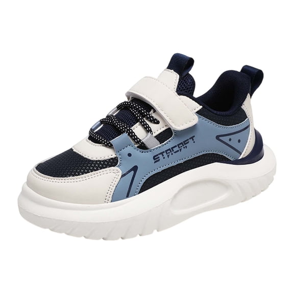 NOKIO Boys Sport Sneakers Lightweight Breathable Running Shoes for Little Kids Toddler Outdoor Play Athletic Comfort Footwear