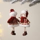 thumbnail image 3 of Christmas Wearing Scarf Angel Girl Pendant xMAS Tree Accessories Supplies Decoration Cute Handmade Plush Elf Toy Home Decor, 3 of 5