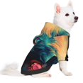 thumbnail image 2 of Balery Colorful Flower Goat Sudadera con Capucha para Perros Pequeños – Ropa para Mascotas, Disfraz para Perros y Gatos, Ideal para Fiestas y Cosplay-Small, 2 of 7