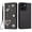 Black, variant on ELEHOLD Shock-Absorbent 3D Diamond Decoration PU Leather Wallet Cell Phone Case with Wrist Strap for Motorola Moto G Play (2026), Black