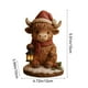 thumbnail image 3 of Cute Upland Cow Glowing Ornament, Home Courtyards Christmas Decoration, LED Lighted Upland Cow Ornament, Festive Glowing Christmas Decoration, for Bedroom Living Room, Glowing LED Cows,, 3 of 9