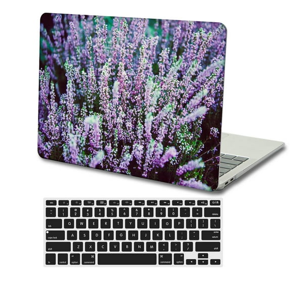 KSK KAISHEK Hard Case Only Compatible MacBook Pro 16"( XDR Display Touch ID, 2020 2019) + Black Keyboard Cover Model A2141, Type C Purple series 0226