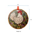 thumbnail image 5 of Chicken Ornament SunCatcher Farm Animal Window Hanging Home Decor Gift Chicken Lover Decoration, 2025, Holiday Decoration, Seasonal Keepsake Gift, 2025, Seasonal Holiday Decor,, 5 of 5