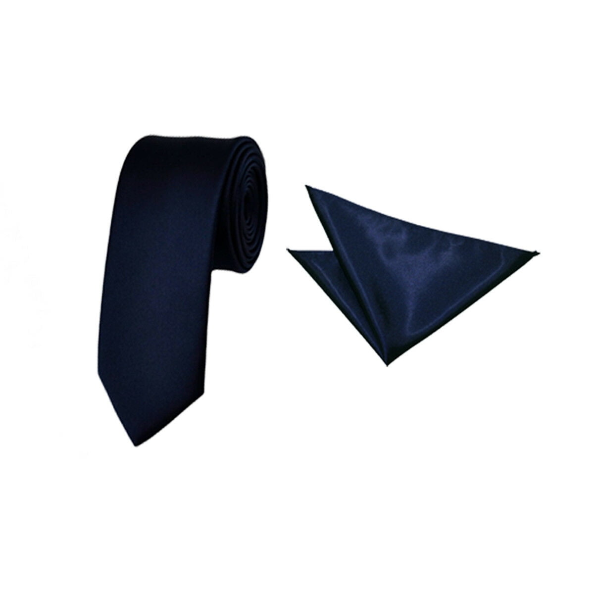 Luxury Arabic Navy Blue Pattern Necktie & Pocket Square Set at  Men's  Clothing store