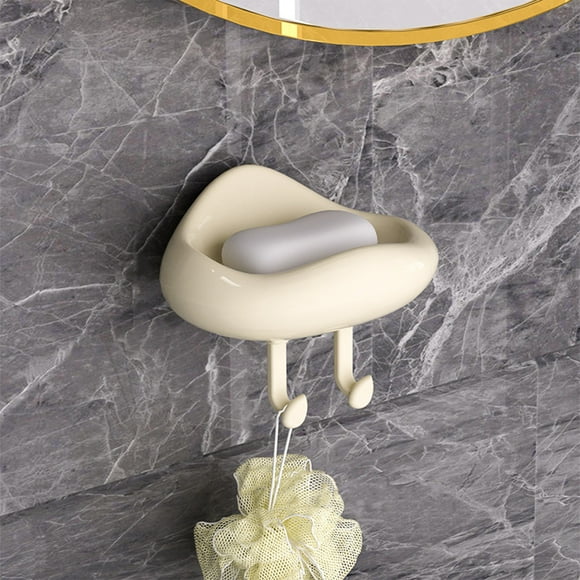 Boovnll Soap Holder, Silica Gel Self Draining Soap Dish, Soap Saver for Bathroom, Kitchen, Bath Tub, Soaps, Sponges Holder, Extend Soap Life Keep Soap Bars Dry Soap Holder Shower