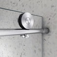 thumbnail image 4 of 76"H Frameless Sliding Door,Shower Door with Stainless Steel Pulleys&Adjustable Soft Closing Function,Clear Tempered Glass,Brushed Nickel, 4 of 7