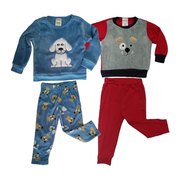 Kit 2 Pijamas Bordadas Kiss Perritos Baby Kisses KitB338