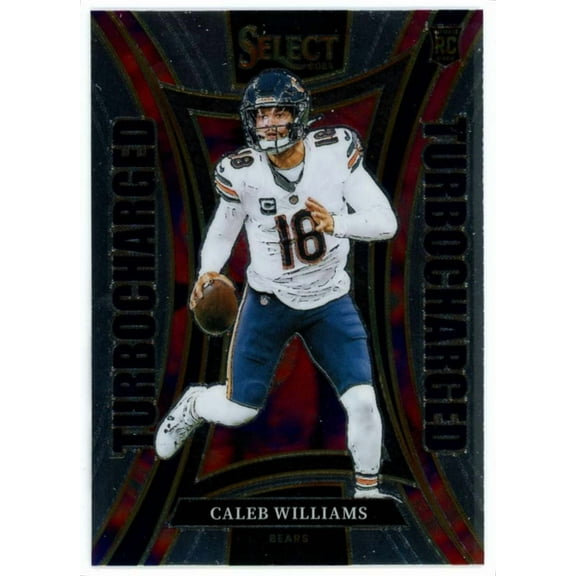 NFL 2024 Panini Select Football Turbocharged Caleb Williams #11 (Rookie)