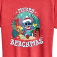 thumbnail image 3 of Lilo & Stitch - Merry Beachmas Christmas - Women's Short Sleeve Graphic T-Shirt, 3 of 5