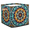 Multicolor 2, variant on CURLYOOT Aztec Geometric Ethnic Cube Storage Bin, 13 x 13 x 13 Storage Cube Bins for Organizing, Fabric Foldable Closet Baskets with Handles for Closet, Shelves, Clothes