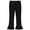 black, variant on I.N.C Womens Contrast Stitch Ruffle Casual Trouser Pants, Black, 23