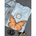 thumbnail image 3 of Cosmical Butterfly T-Shirt Women -Smartprints Designs, Female 3X-Large, 3 of 4