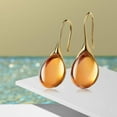 thumbnail image 6 of hengtong 4xTeardrop Women Natural Dangle Earrings Jewelry for Wedding Amber 4 Pcs, 6 of 9