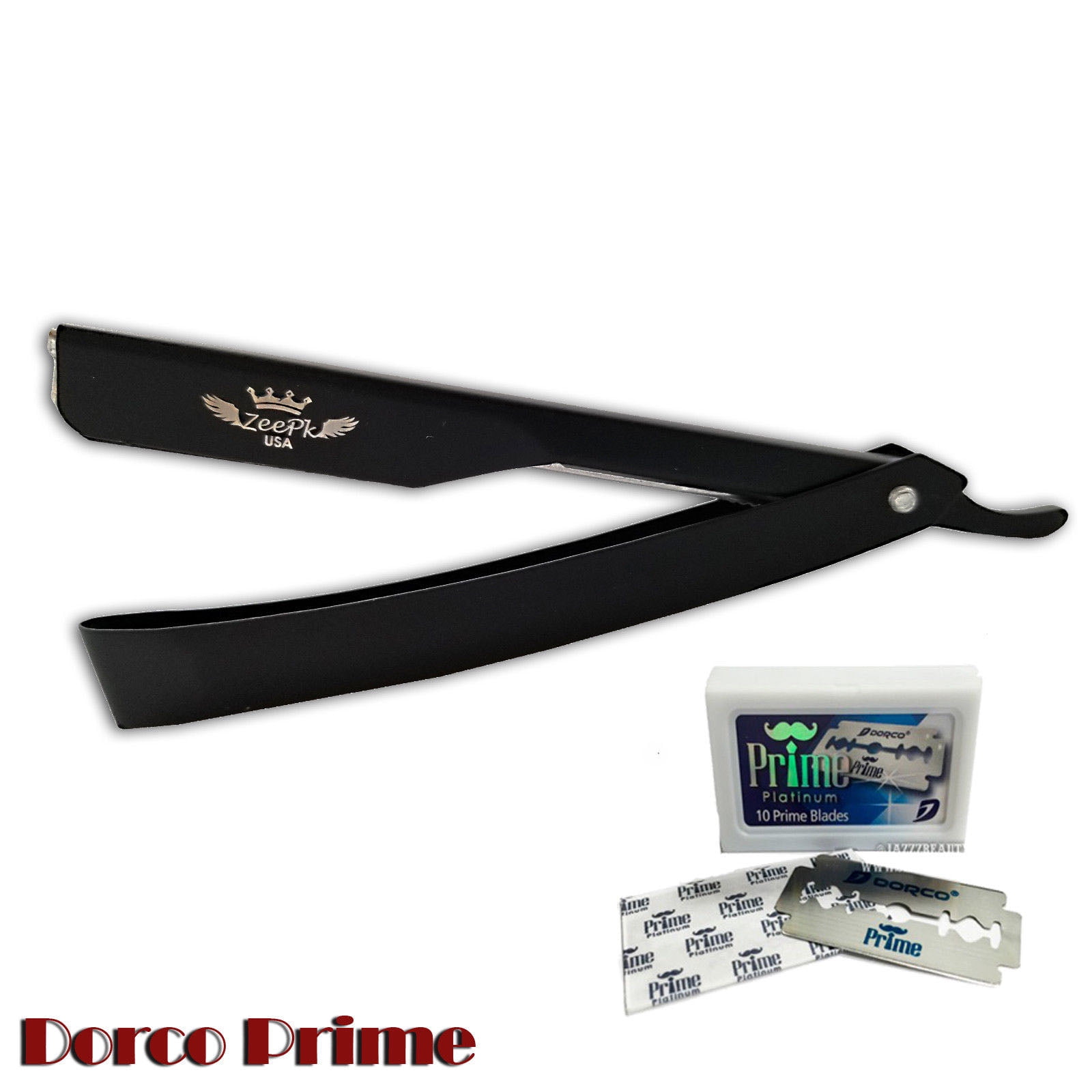 STAINLESS STEEL BARBER STRAIGHT EDGE CUT THROAT HAIR SHAVING FOLDING KNIFE RAZOR