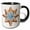 Black/White, variant on 3drose, Pretty Christmas Snowflake Cookie Illustration, 15oz Mug