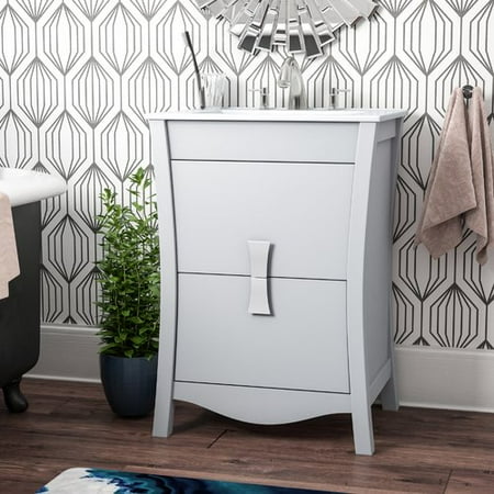 Royal Purple Bath Kitchen Cataldo Modern Wood Floor Mount 24 Royal Purple Bath Kitchen Cataldo Modern Wood Floor Mount 24 Single Bathroom Vanity Set
