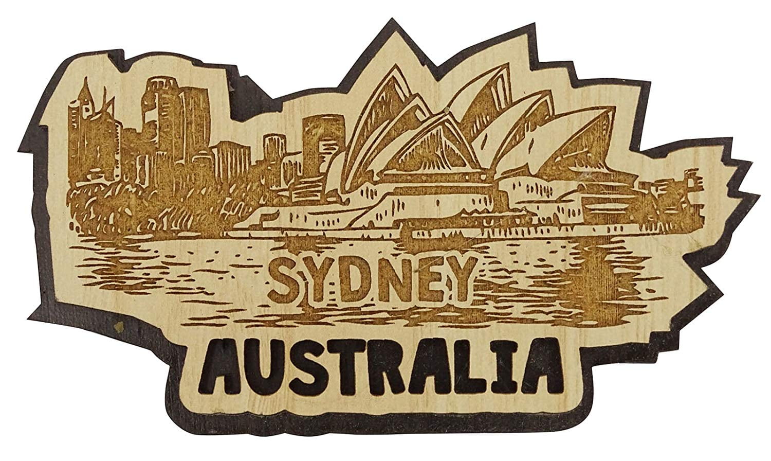 Sydney Australia Souvenir Die-Cut Refrigerator Magnet – 2 Inch, Vibrant Colors, Weather Resistant