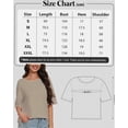 thumbnail image 3 of Women's Short Sleeve Crew Neck T-Shirt - Relaxed Fit, Soft Casual Tee, 3 of 6