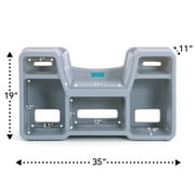 Simplay3 Cozy Cubby Reading Nook, Kids Book Shelf with Built-in Reading Seat