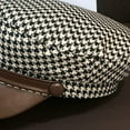 thumbnail image 2 of YooGuoGuo Newsboy Cap Octagonal Cap for Women Plaid Leather Visors Vintage Winter Berets Ladies Hat Spring Paperboy Hat, 2 of 7