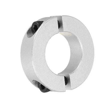 

Uxcell Shaft Collar 0.98 Inch Bore Double Split Aluminum Clamping Collar Shaft Collars with Set Screw Silver Tone