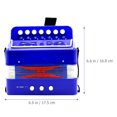 thumbnail image 2 of FONDOTIN Instruments de Musique pour Enfants Accordéon Bleu Amélioration des Capacités Cognitives 1Ensemble, 2 of 7