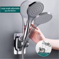 thumbnail image 4 of Soporte de ducha ajustable para varita de ducha, para ducha, ducha para niños, baño, ducha, soporte para cabezal de ducha autoadhesivo, 4 of 5