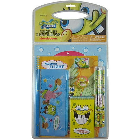 Sponge Bob 11-piece Value Pack In Bag Wi