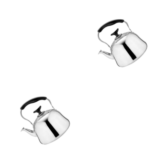 Bewildely Stainless kettle Gas & Electric Hobs Fast Teapot Boil 2L 2Conjunto