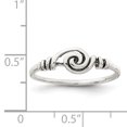 thumbnail image 2 of 925 Sterling Silver Antiqued Swirl Ring, 2 of 2