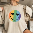 thumbnail image 4 of Rainbow LGBT Cute Shirt, Queer Happy Face Shirt, LGBTQ Gift Idea, Pride Day Shirt 14293215, 4 of 5