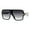 Black (Smoke), variant on Men's Designer Fashion Sunglasses Oversized Square Frame UV 400 Black, Smoke