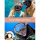 thumbnail image 4 of Máscara de buceo con vidrio templado antiniebla, antifugas, equipo de snorkeling, 1 Afortunado Sencillez, 4 of 5