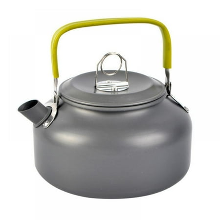 

Popvcly 0.8L Portable Kettle with Handle Wild Camping Kettle Large Capacity Teapot