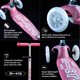 thumbnail image 5 of Patinete Micro Mini Deluxe con purpurina LED ajustable rosa, 5 of 7